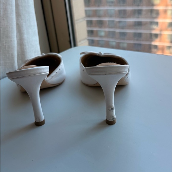 Tony Bianco Cream Bow Heels - Picture 6 of 8